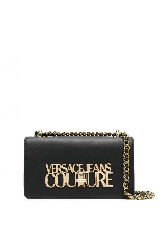 Versace Jeans Couture Borsa a tracolla con placca logo 73VA4BL1 ZS412 899 Nero