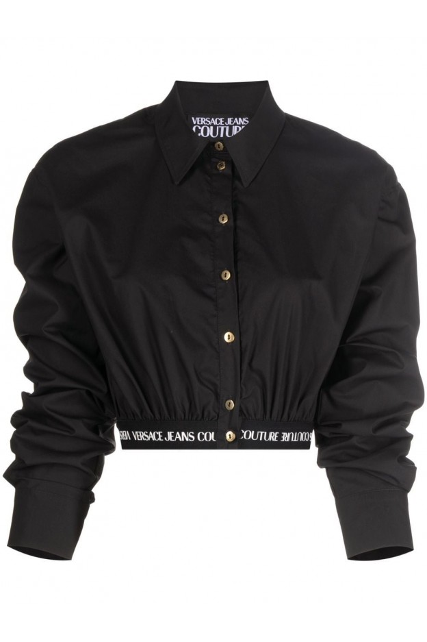 Versace Jeans Couture Crop Shirt With Embroidery 73HAL200N0132