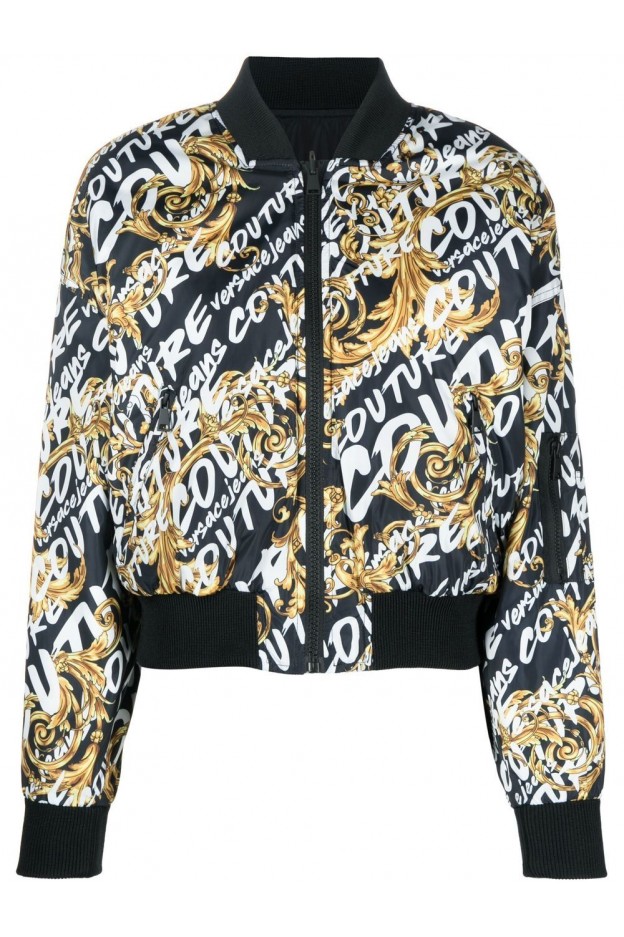 Versace Jeans Couture Bomber reversibile con stampa 73HAT408CQS41