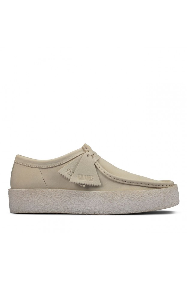 Clarks Wallabee Cup white