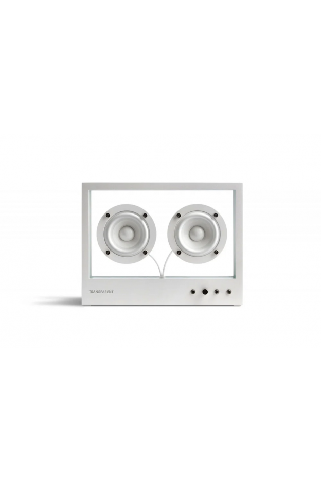 Transparent Small Speaker White STS-W