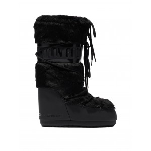 Moon Boot Icon Black Faux-Fur Boots 14089000 001