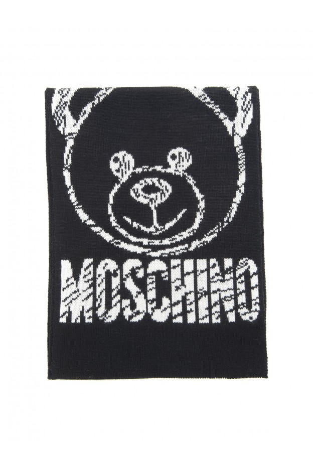 Moschino Sciarpa Orso Con Logo 50200 M563616