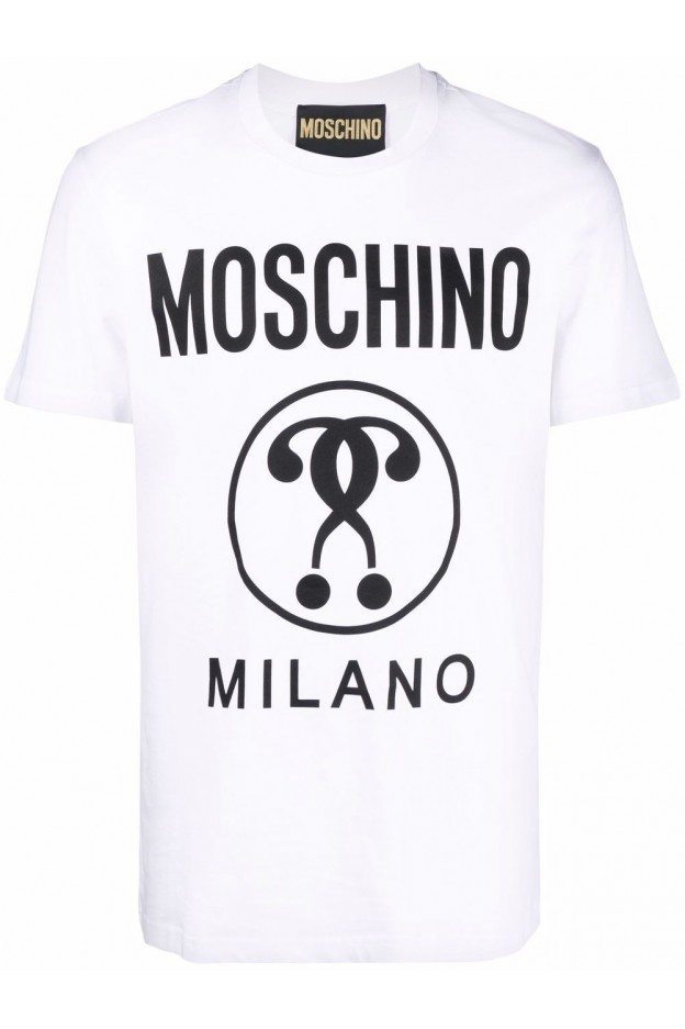Moschino T-shirt con stampa ZRA0703 7041 Bianco