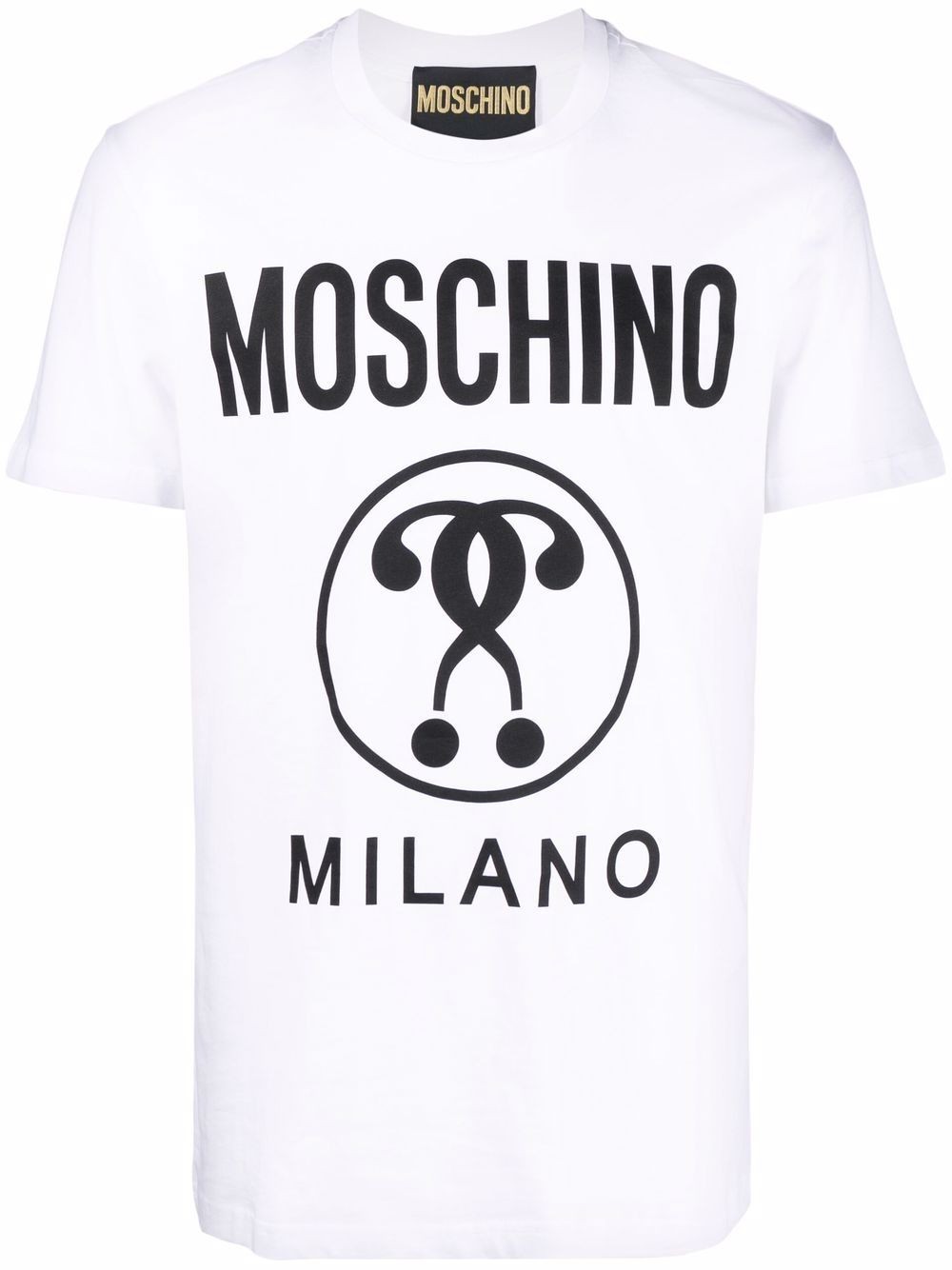 Moschino T-shirt con stampa ZRA0703 7041 Bianco
