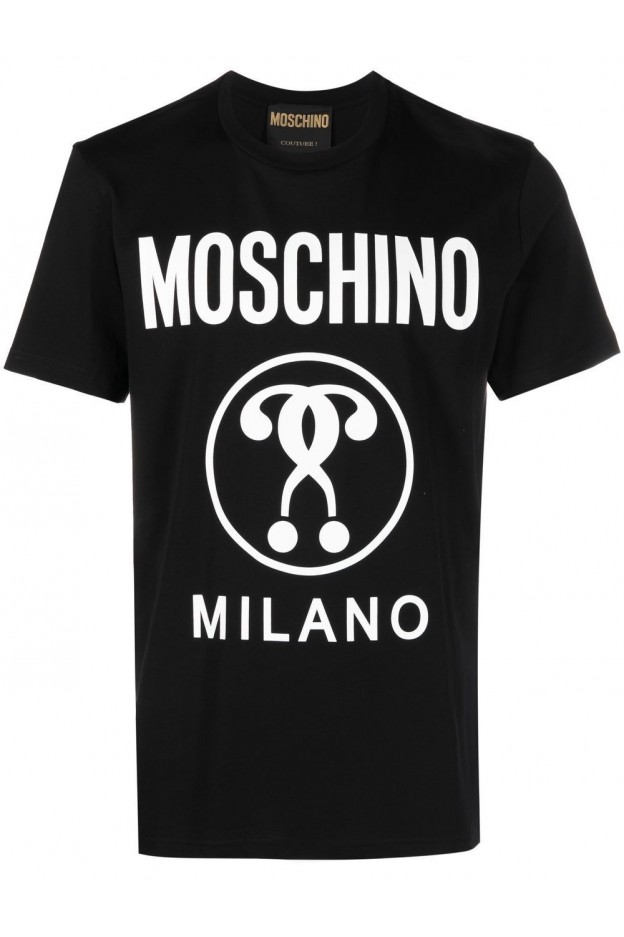 Moschino T-shirt con stampa ZRA0703 7041 Nero