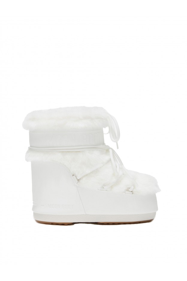 Moon Boot Icon Low Faux-fur Boots White 18517577