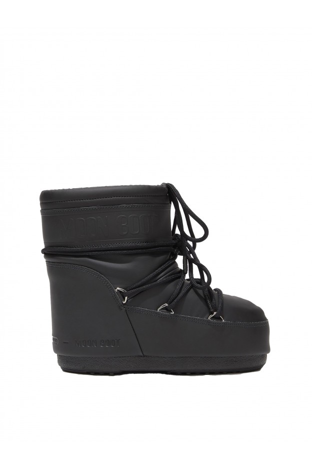 Moon Boot Icon Low Nero in Gomma 14093800 001 BLACK