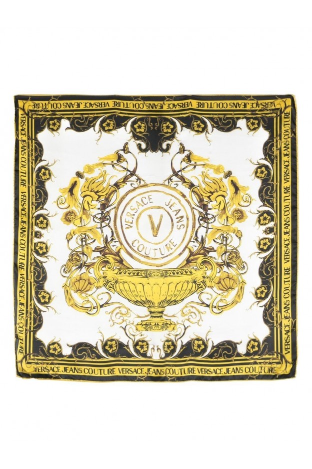 Versace Jeans Couture baroque-pattern print scarf 74HA7H02ZG152 Nuova Collezione Primavera Estate 2023