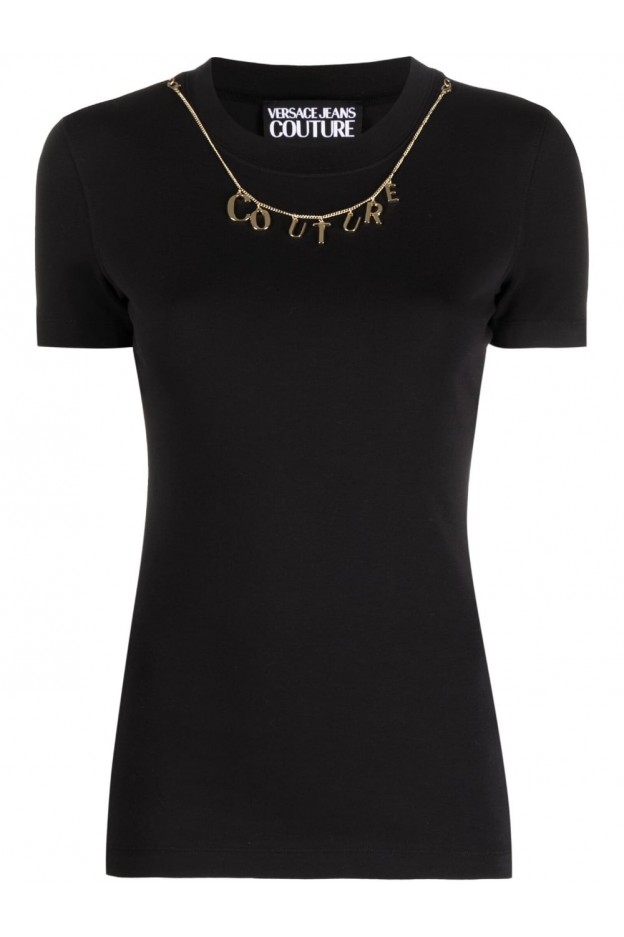 Versace Jeans Couture T-shirt 74HAHE05CJ02E Nuova Collezione Primavera Estate 2023