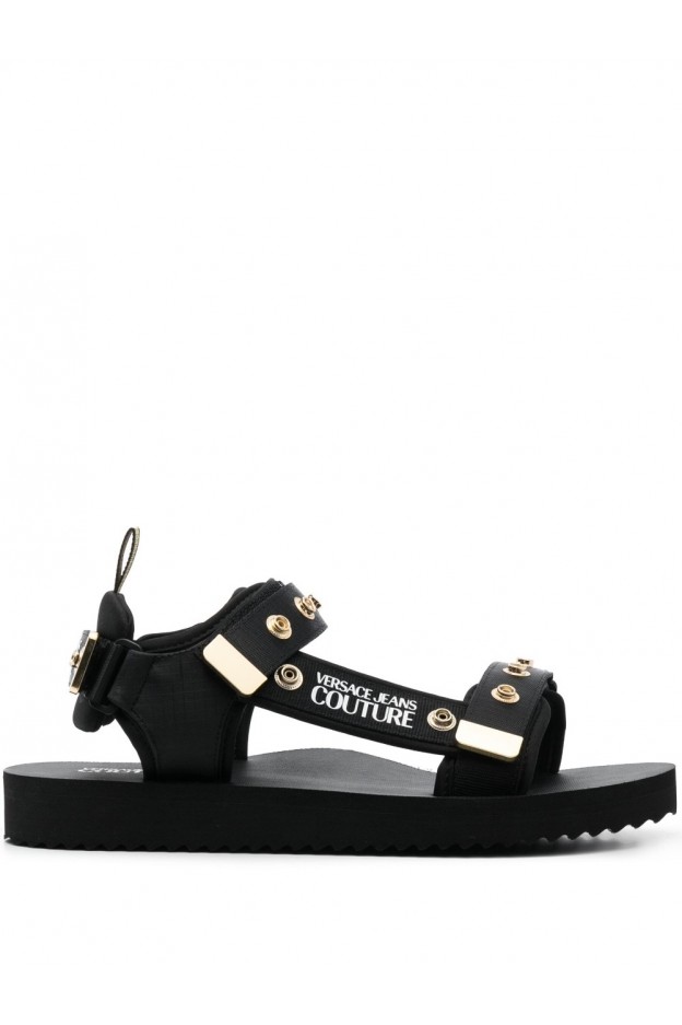 Versace Jeans Couture open-toe touch-strap sandals 74YA3S7CZS636