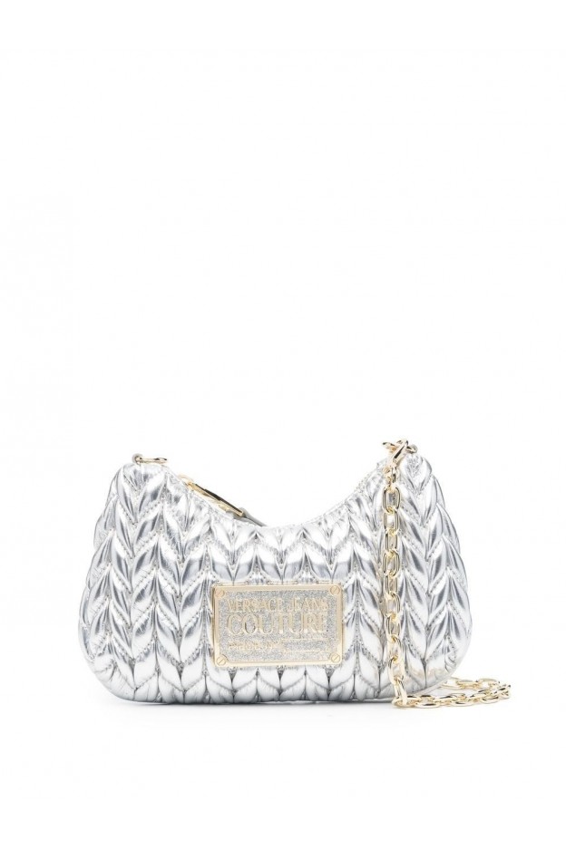 Versace Jeans Couture embossed-finish crossbody bag 74VA4BO2ZS409 Silver