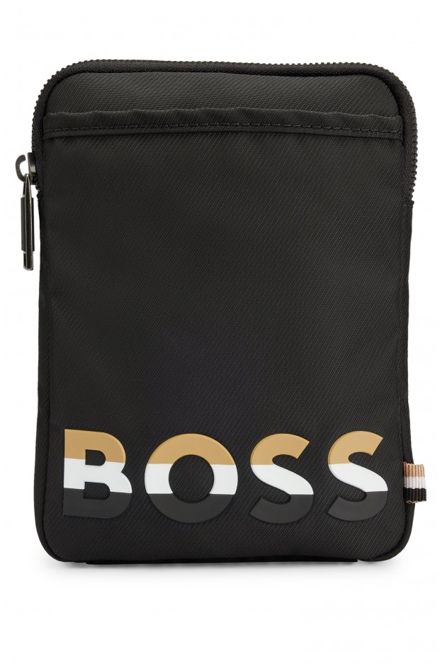 Boss - Hugo Boss Borsellino da Collo con Cinghia Logo con Righe CATCH 2.0I_PHONE H - 50492787