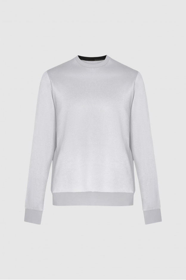 RRD Sweatshirt Fleece Basic Round White 23102