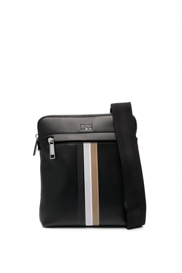 Boss - Hugo Boss stripe-detail messenger bag 50492024 - Spring Summer 2023