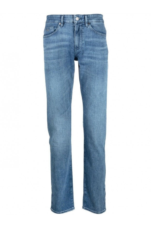 Boss - Hugo Boss mid-rise straight-leg jeans 50488494