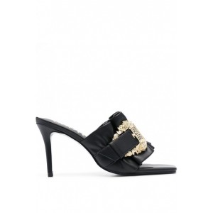 Versace Jeans Couture ruffle buckle-detail 95mm sandals 74VA3S7071570