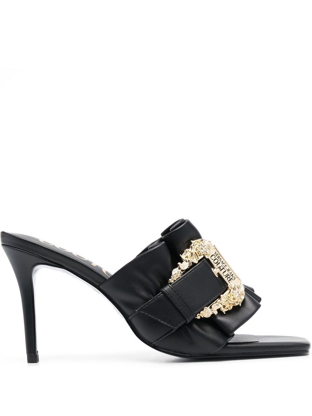 Versace Jeans Couture ruffle buckle-detail 95mm sandals 74VA3S7071570 Nuova Collezione Primavera Estate 2023