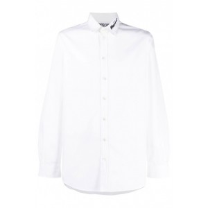 Moschino logo-print button-up shirt J02252035