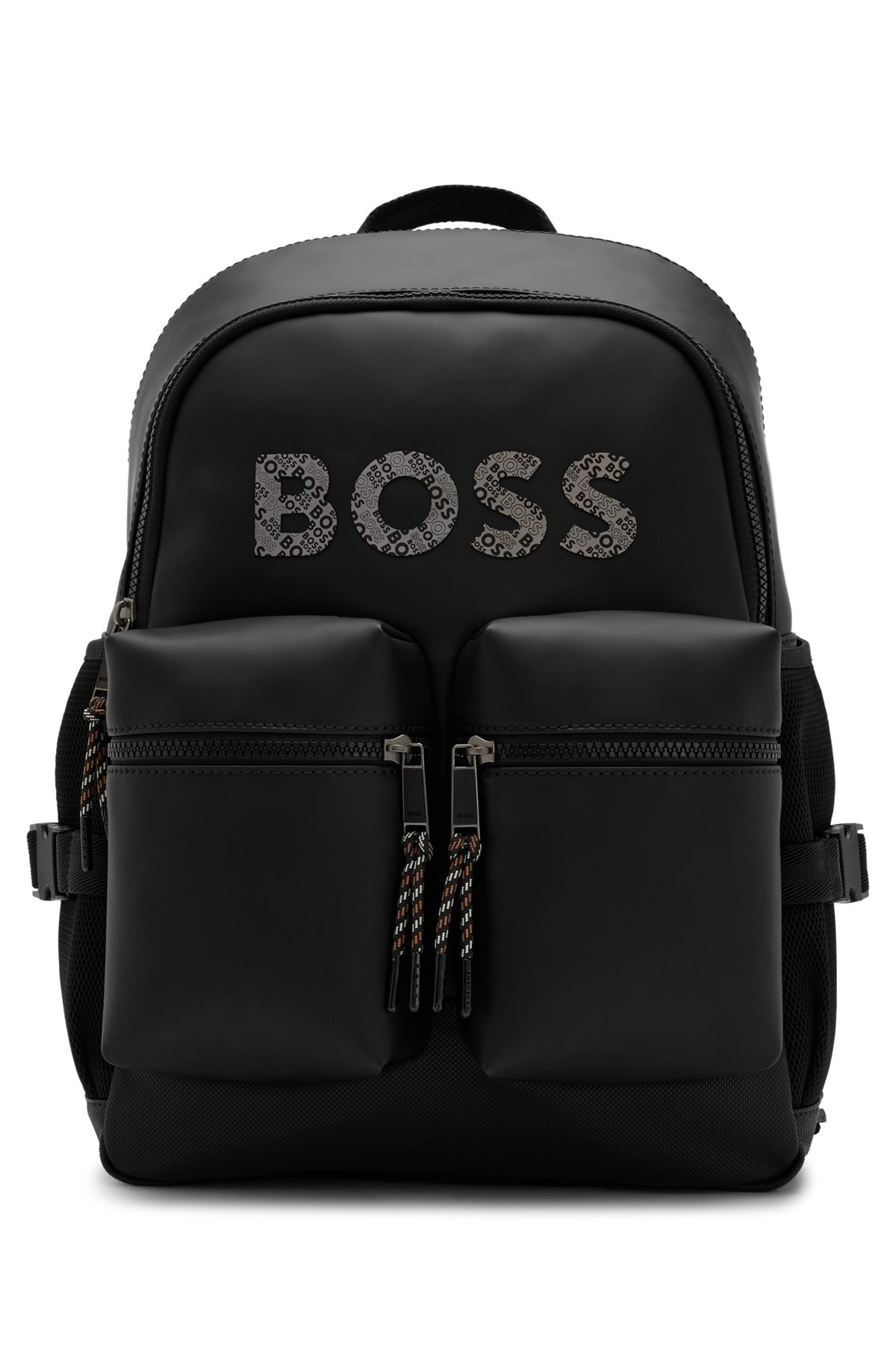 Boss - Hugo Boss Rubberised backpack with new-season logo ModelloCurtis ...