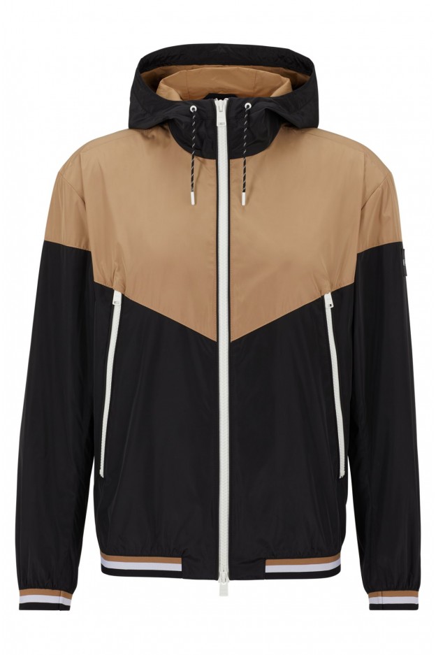 Boss - Hugo Boss Water-repellent hooded jacket in recycled material ModelloCireno - 50483934