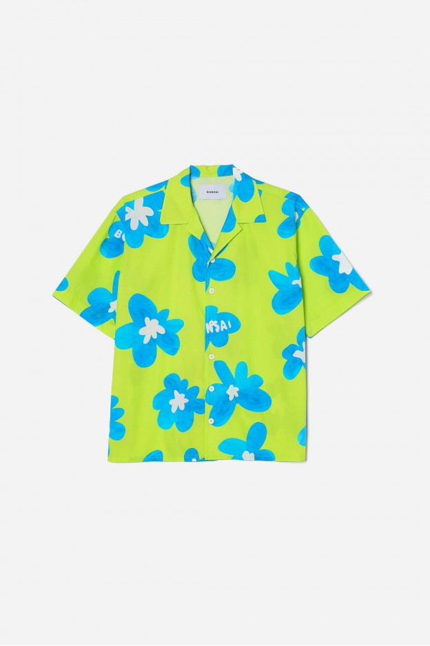 Bonsai Bloom Shirt Acid Green