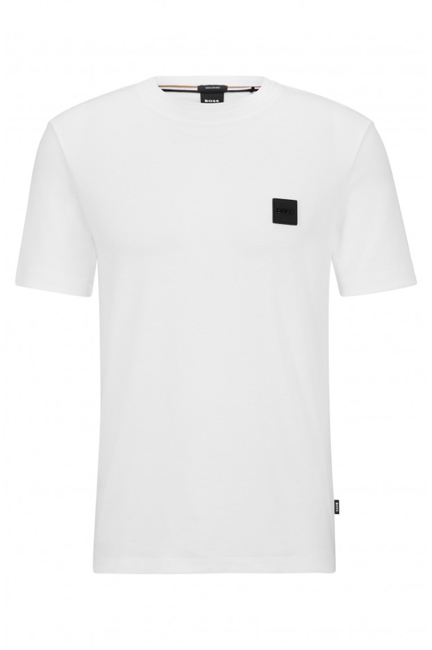 Boss - Hugo Boss T-shirt Regular Fit in Cotone con Targhetta con Logo TIBURT 278 - 50485158
