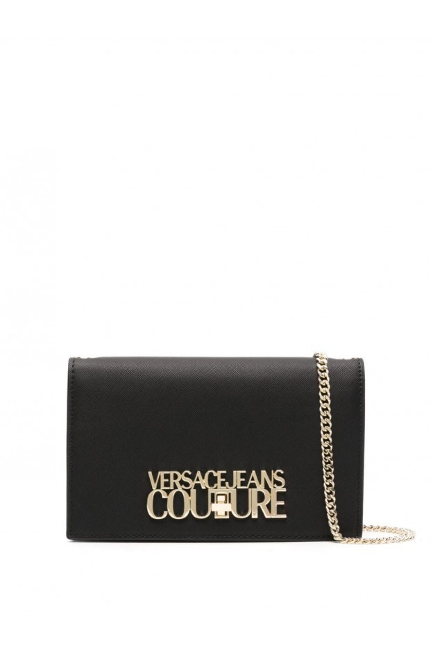 Versace Jeans Couture Borsa a spalla con applicazione 75VA5PL6ZS467 Nuova Collezione Collezzione Autunno Inverno 2023 - 2024