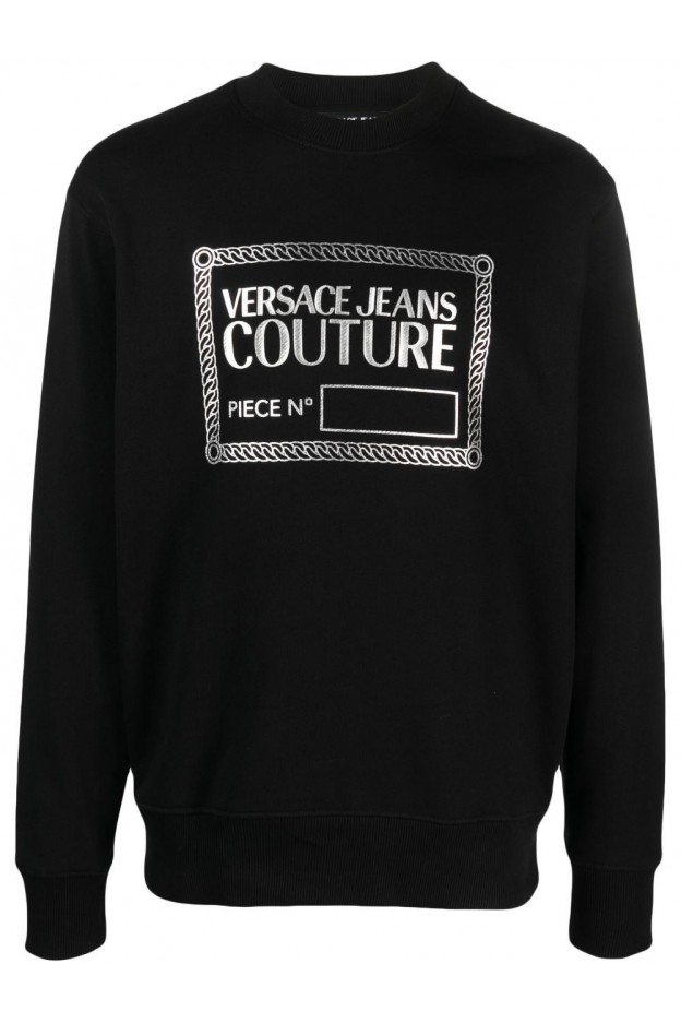 Versace Jeans Couture Felpa con stampa 75GAIT11CF06T Nuova Collezione Collezzione Autunno Inverno 2023 - 2024