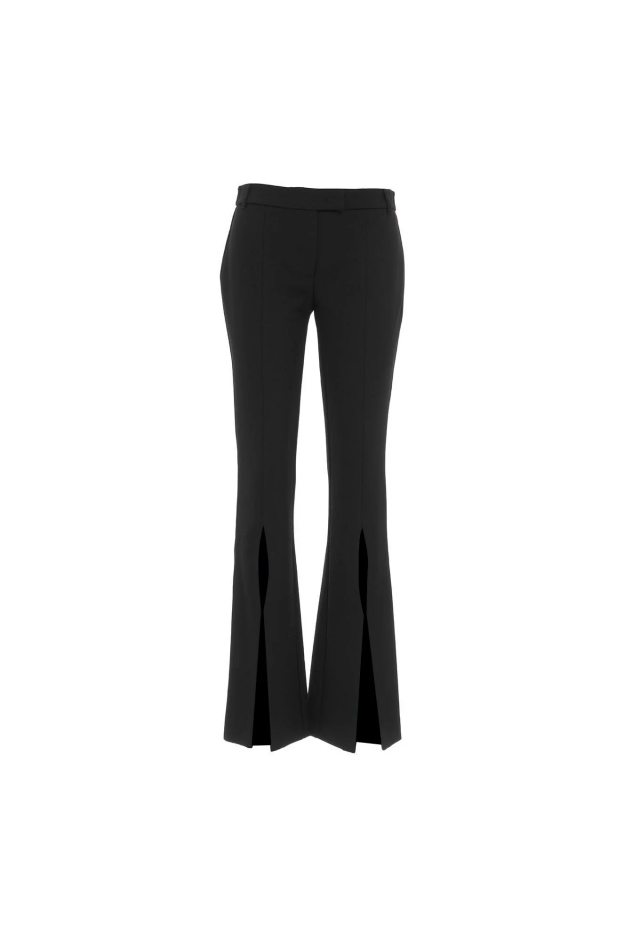 Versace Jeans Couture Slit pants 75HAA102 J0088 899 Black