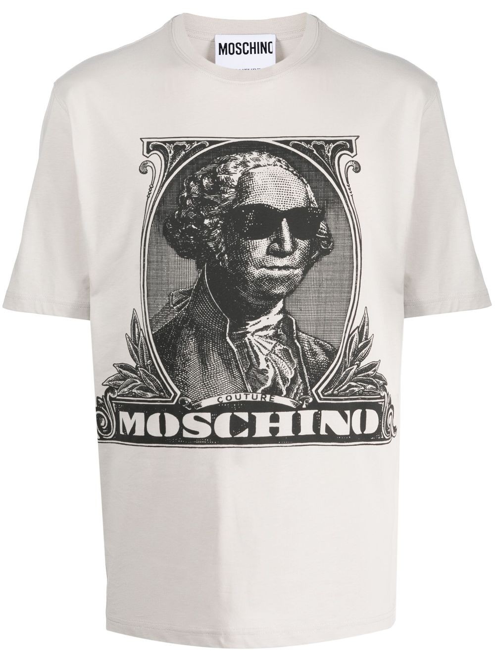 Moschino T-shirt con stampa A07337041 Nuova Collezione Collezzione Autunno Inverno 2023 - 2024
