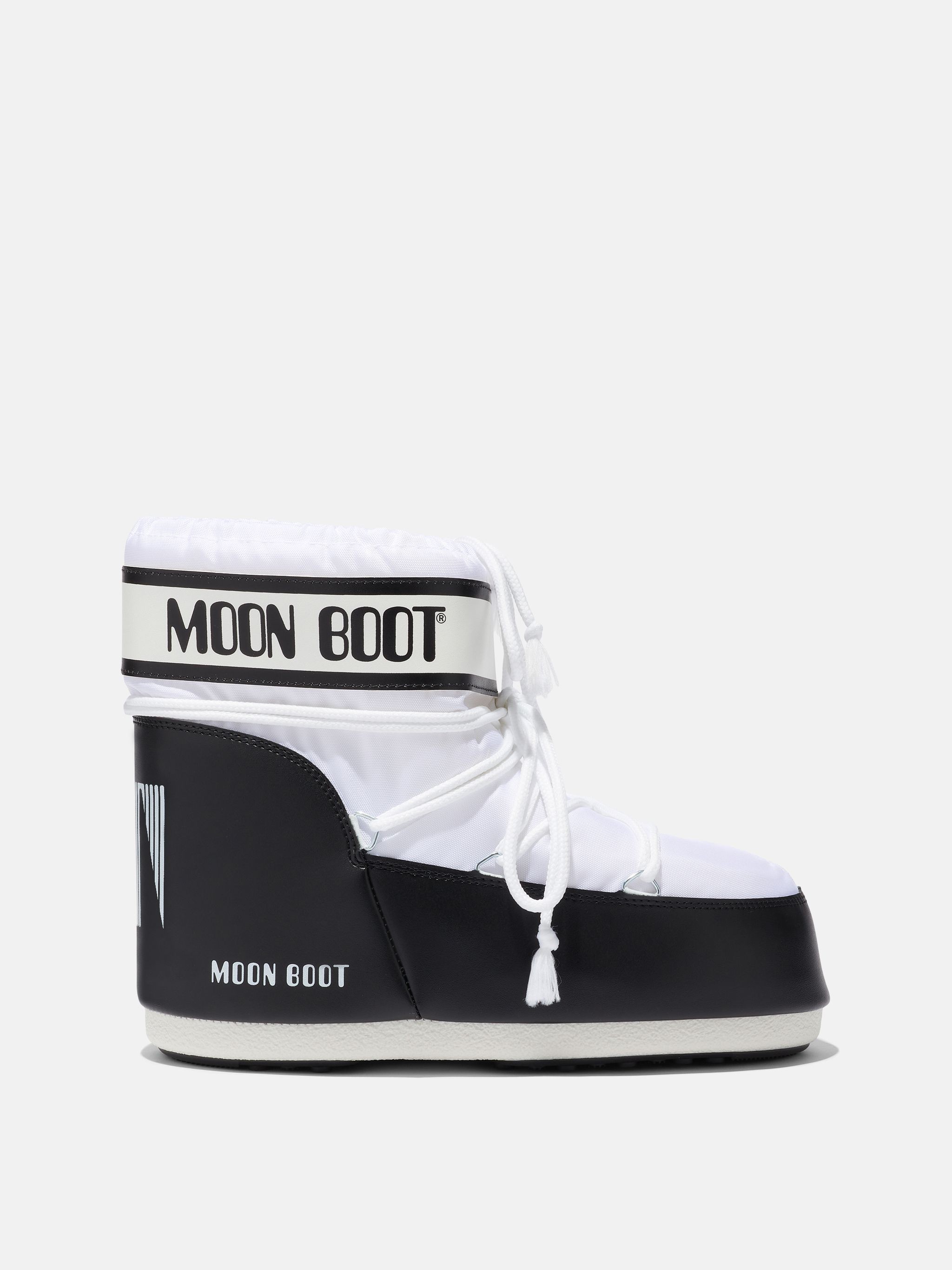 Moon Boot Icon Low Bianco In Nylon 14093400002 White