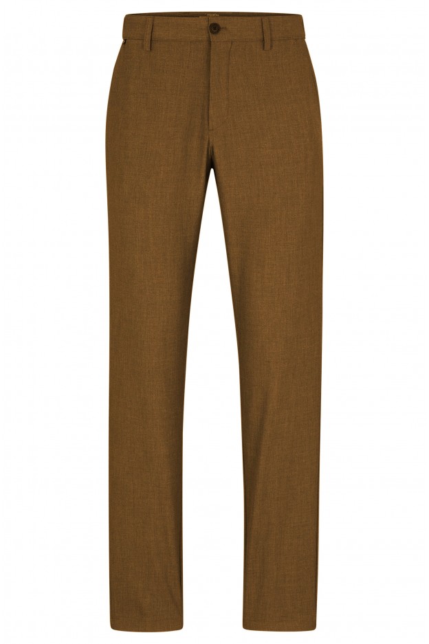 Boss - Hugo Boss  Slim-Fit Trousers In Micro-Pattern Performance-Stretch Fabric P-GENIUS-233F - 50502473