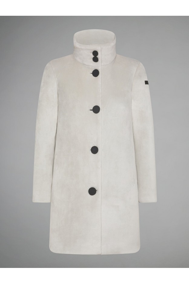 RRD - Roberto Ricci Designs Velvet neo coat wom jkt WES508 - W23508 008 Ice White