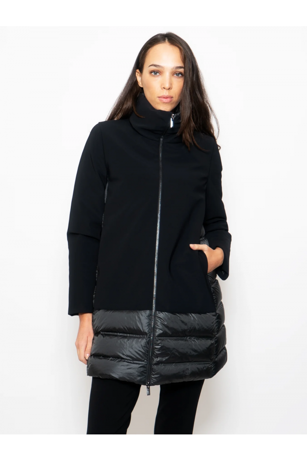 RRD - Roberto Ricci Designs  Jkt winter hybrid coat lady Black W22510 10