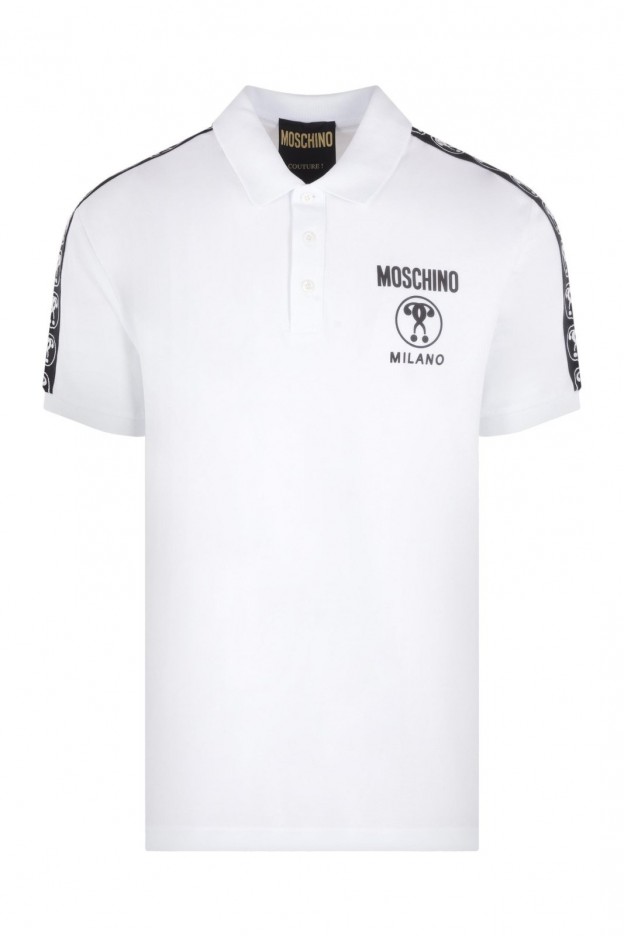 Moschino Polo con stampa A16152042 White