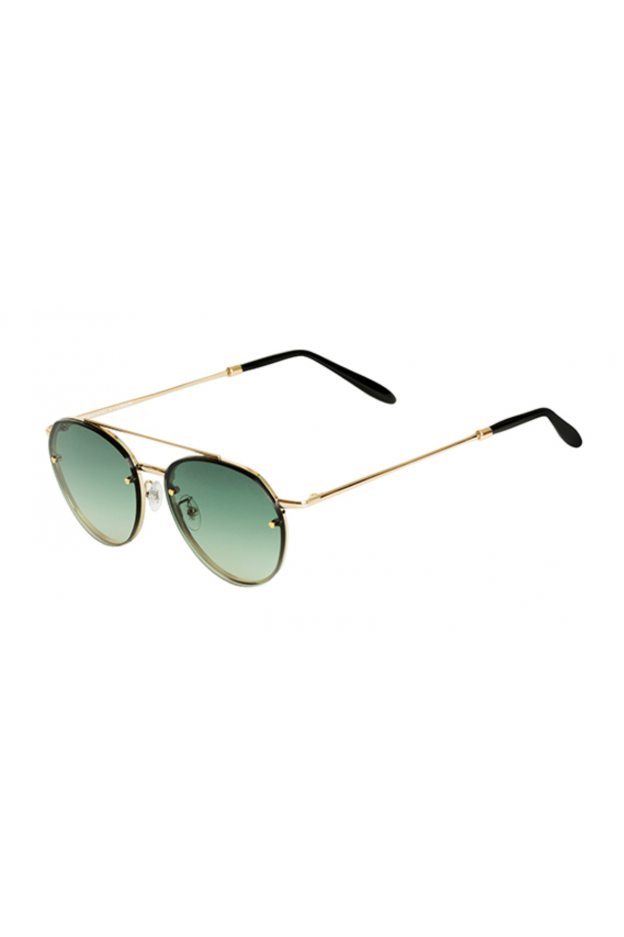Spektre SORPASSO Gold Glossy / Gradient Green – Flat Lenses SP01AFT - New Collection 2018