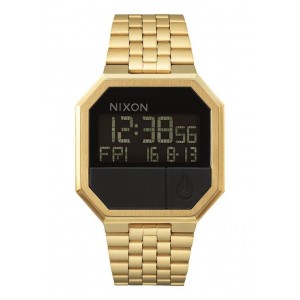 Nixon RE-RUN , 38 .5MM All Gold A158-502-00 - New Collection 2018