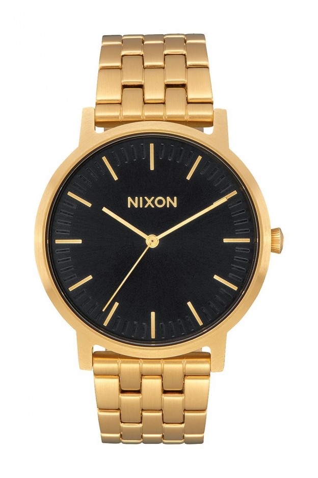 Nixon Porter , 40 Mm All Rose Gold / Black A1057-1932-00 - New Collection 2018