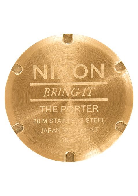 Nixon Porter , 40 Mm All Rose Gold / Black A1057-1932-00 - Nuova Collezione 2018