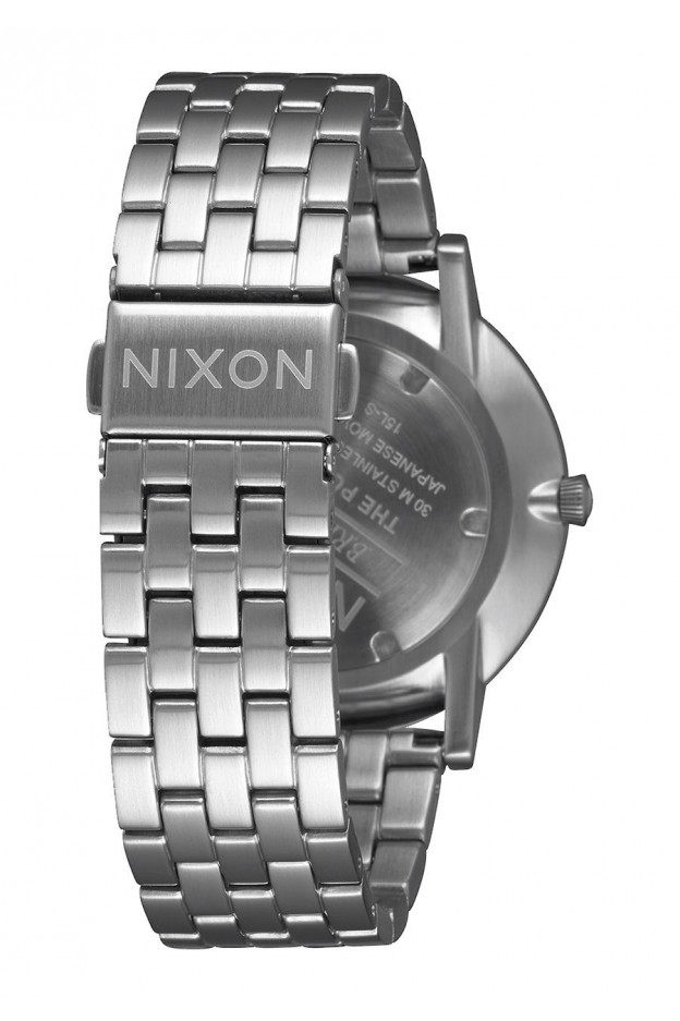 Nixon Porter , 40 Mm All Silver A1057-1920-00 - Nuova Collezione 2018