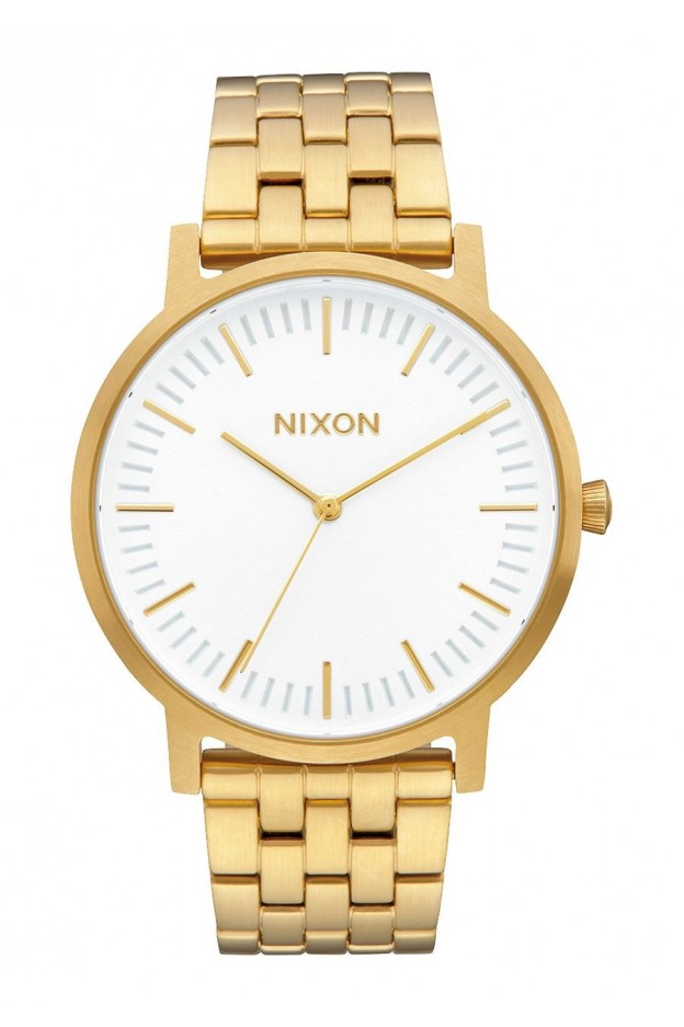 Nixon Porter , 40 Mm All Gold / White Sunray A1057-2443-00 - New Collection 2018