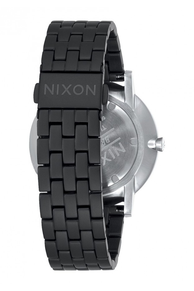 Nixon Porter , 40 Mm Black / Steel A1057-2541-00 - New Collection 2018