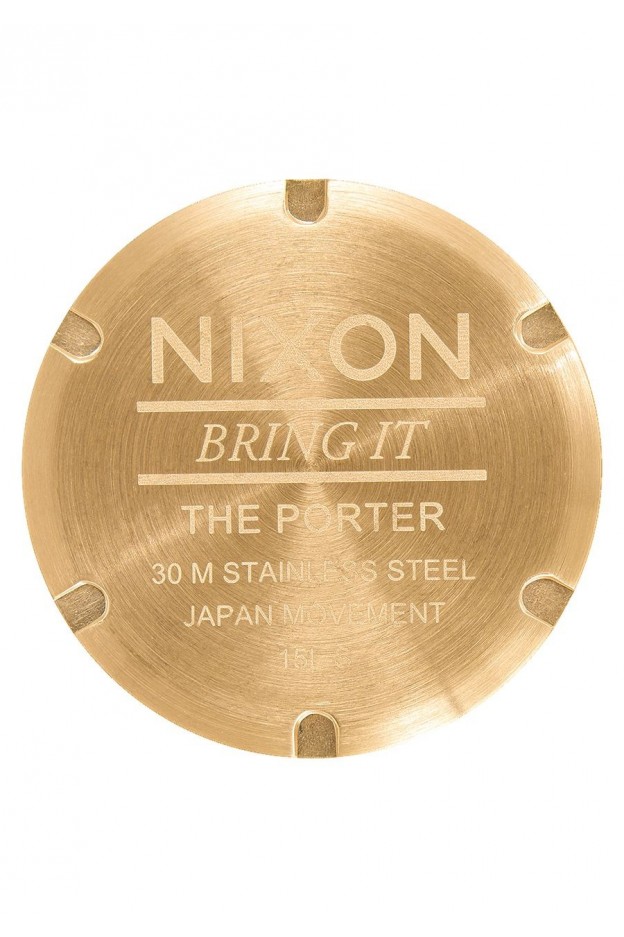 Nixon Porter , 40 Mm Gold / Camo Sunray A1057-2732-00 - Nuova Collezione 2018