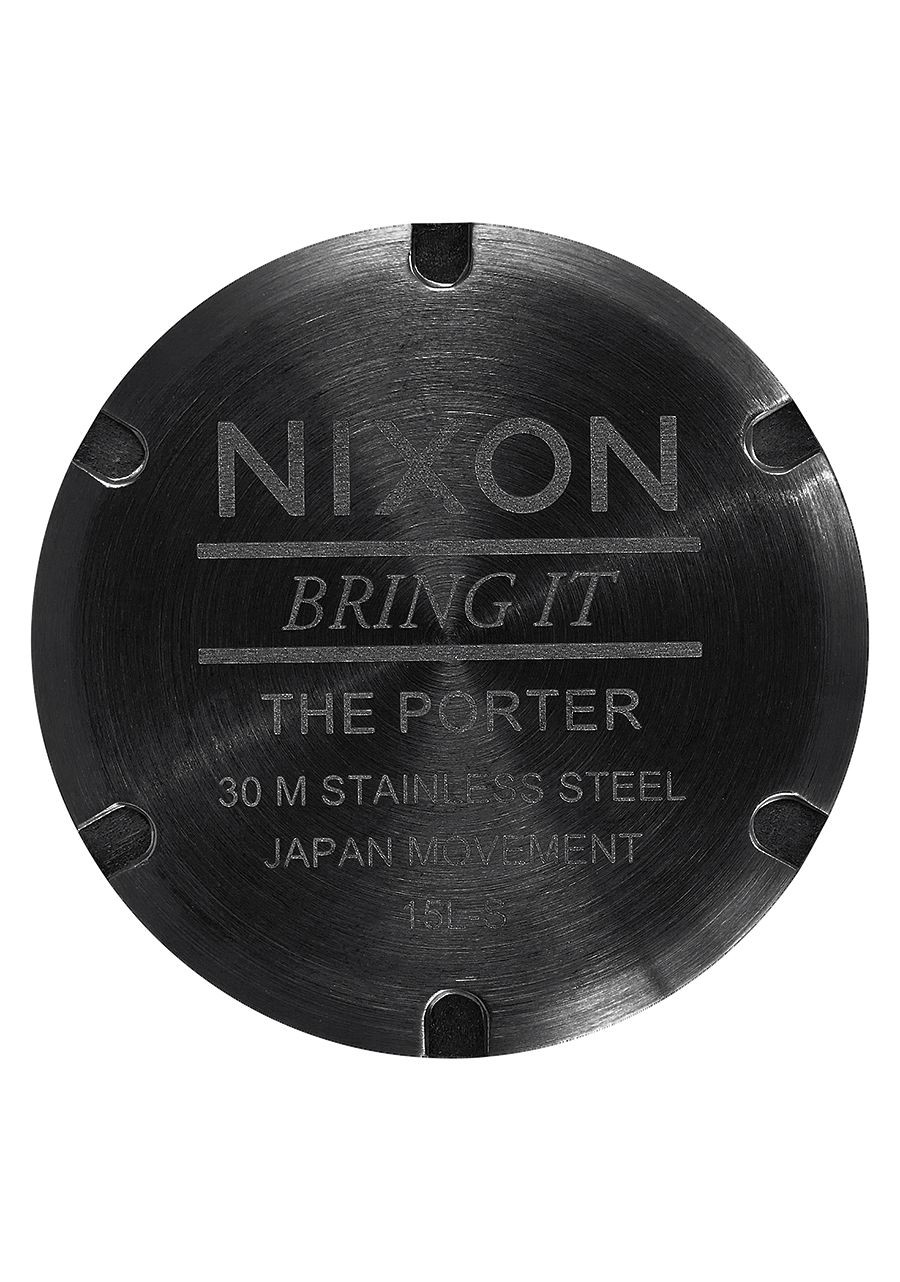 Nixon Porter , 40 Mm Black / Concrete A1057-2687-00 - New Collection 2018