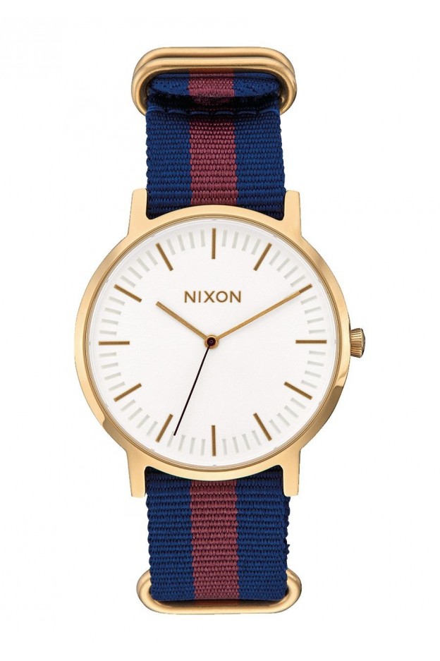 Porter Nylon , 40 Mm Gold / White / Red A1059-2439-00 - New Collection 2018