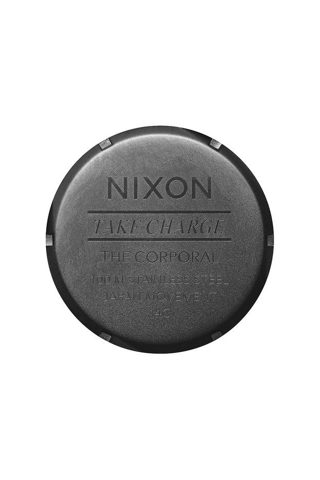 Nixon Corporal SS , 48 Mm Matte Blk / Industrial Green A346-1530-00 - New collection 2018