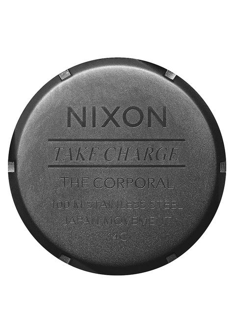Nixon Corporal SS , 48 Mm Matte Blk / Industrial Green A346-1530-00 - Nuova Collezione 2018