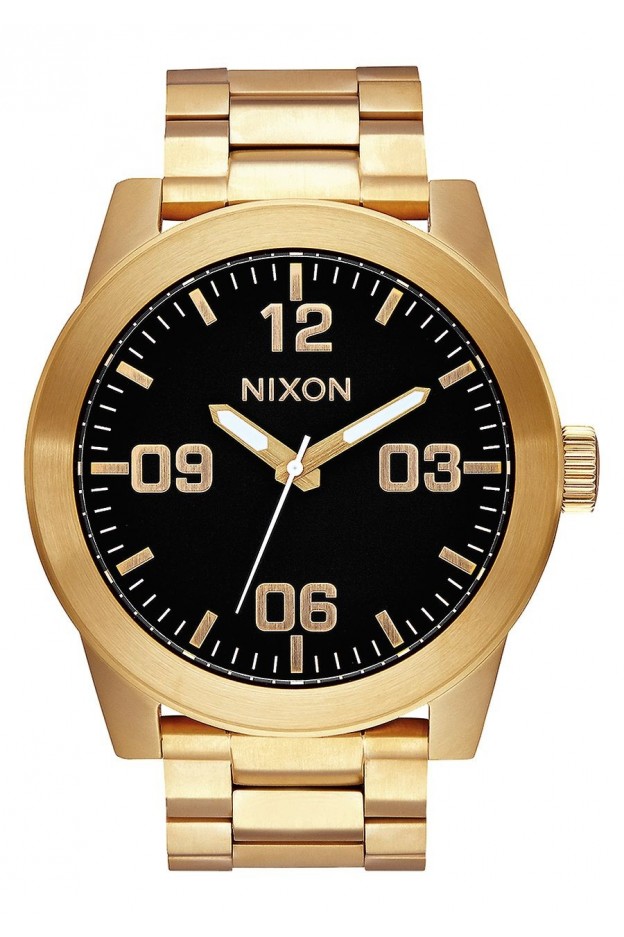 Nixon Corporal SS , 48 Mm All Gold / Black A346-510-00 - New Collection 2018