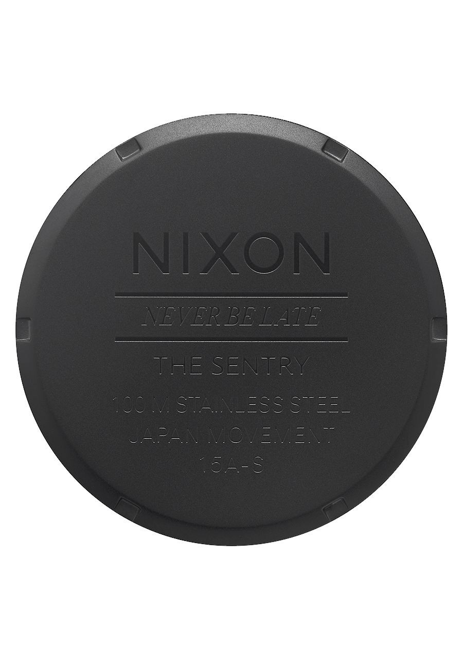 Nixon Sentry SS , 42 Mm All Black A356-001-00 - Nuova Collezione 2018